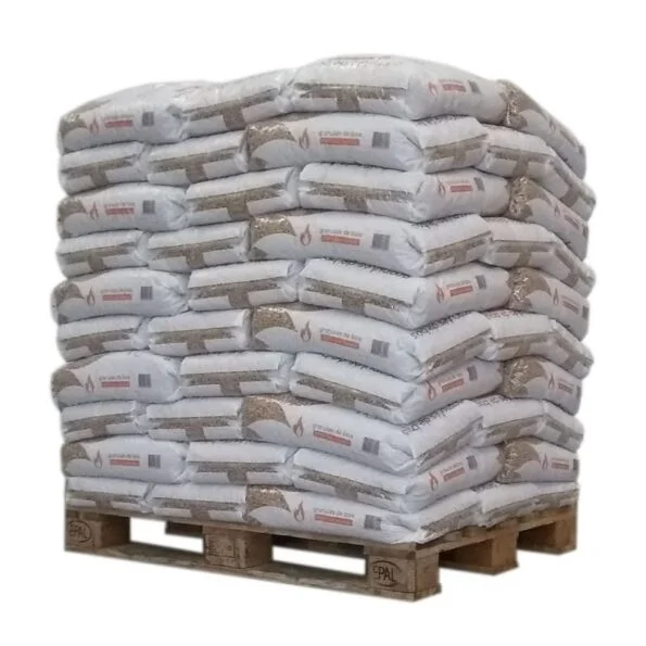 70 Sacs Granulés de Bois SunPower – Palette de 70 Sacs de 15 kg