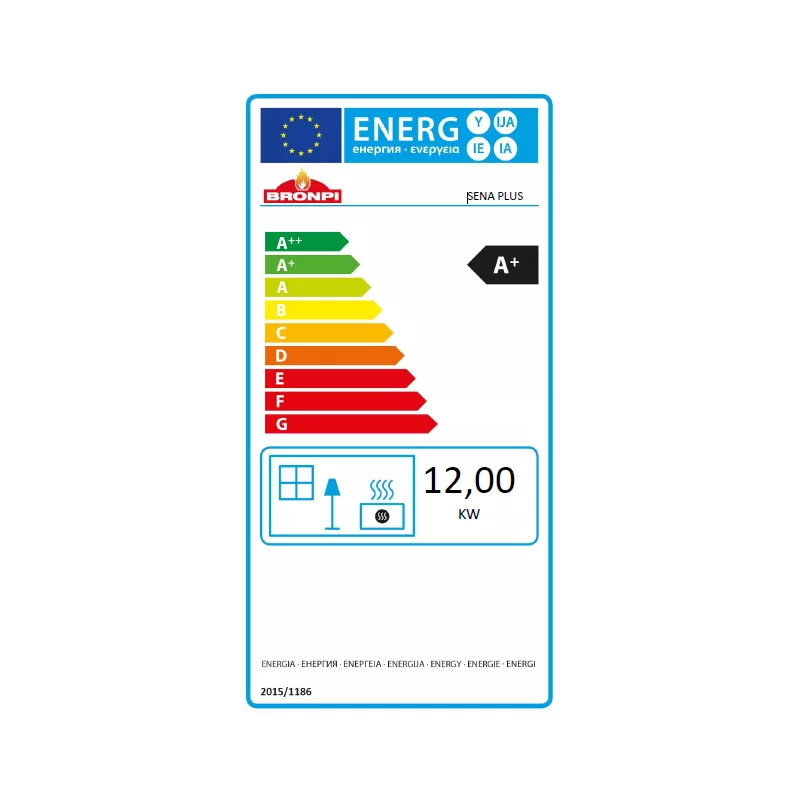 Poêle à bois Sena Plus - 12 Kw – Image 6