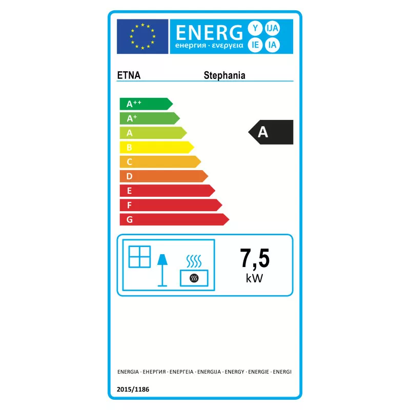 Poêle à bois Stephania - 7,5 Kw – Image 5